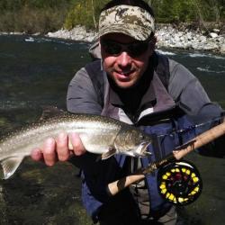 Muškaření, lov lososů pink - Kanada 2013